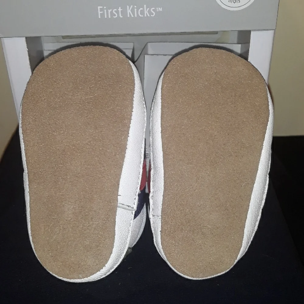 BOYS ROBEEZ LEATHER  FIRST KICKS